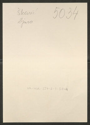 Škarić, Đuro, 2.8.1912. Policijski karton