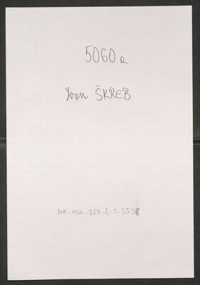 Škreb, Ivan, 23.11.1913. Policijski karton