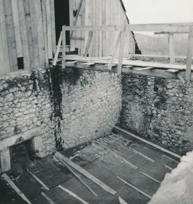 Ozalj - Stari grad, žitnica, detalj