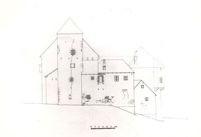 Slavetić - Dvorac Oršić, zapadno pročelje