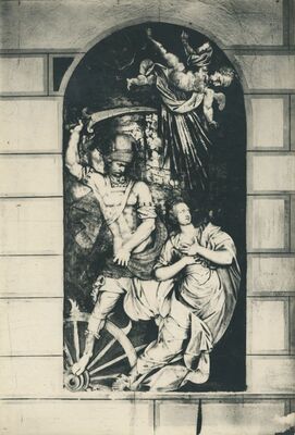 Varaždinske Toplice - Župna crkva sv. Martina, reljef sv. Katarine