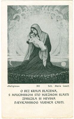 Uspomena na mladu misu mladomisnika isusovca Egona Josipa Šajbla (1916. - 1994.)