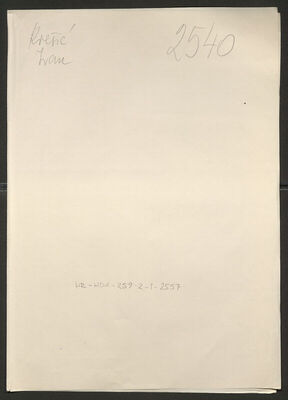 Krešić, Ivan, 8.11.1903. Policijski karton