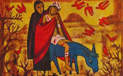 Milosrdni Samarijanac prema slici Taizé