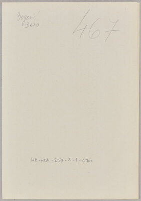 Bogović, Gjuro (Đuro), 14.4.1891. Policijski karton