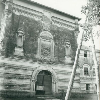 Lovrečina - Dvorac Lovrečina, detalj pročelja