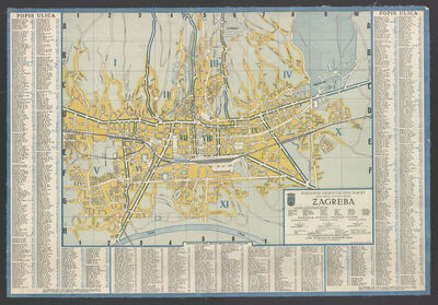 Najnoviji orijentacioni nacrt slobodnog i kraljevskog glavnog grada Zagreba