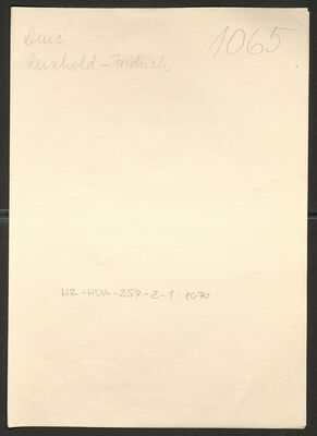 Duić, Reinhold-Fridrich, 28.1.1895. Policijski karton