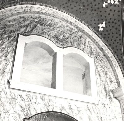 Cerje - Crkva sv. Ivana Evanđelista, bifora na oratoriju