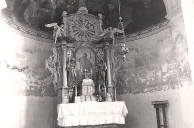 Poljana - Kapela sv. Jakova, glavni oltar