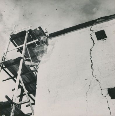 Lepoglava - Župna crkva, skele na zapadnom pročelju