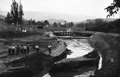 Zagreb (Ksaverska cesta) - Čišćenje brane potoka Medveščaka