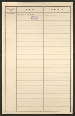 Rašpica, Juraj, 8.10.1904. Policijski karton