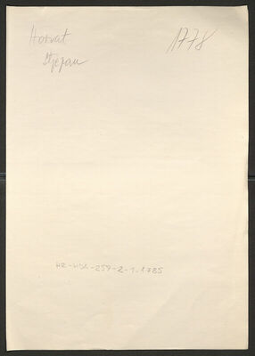 Horvat, Stjepan, 13.2.1920. Policijski karton