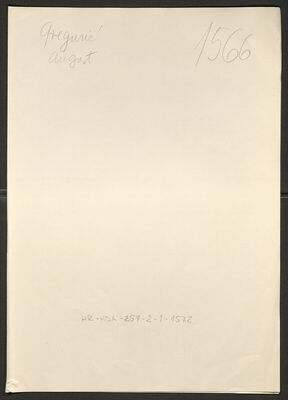 Gregurić, Augusta rođ. Čačinović, 16.8.1903. Policijski karton