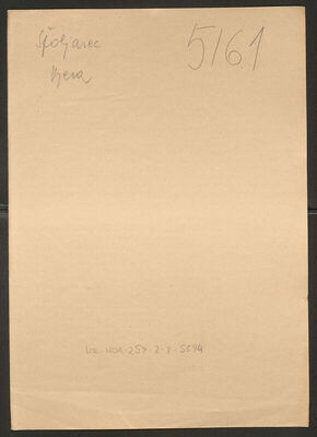 Špoljarec, Vjera, 18.9.1922. Policijski karton