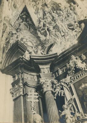 Lepoglava - Crkva Bogorodice, glavni oltar, detalj