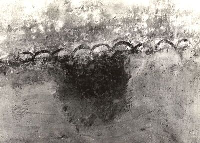 Volavje - Crkva Blažene Djevice Marije Volavske (Sniježne), freske na južnom zidu