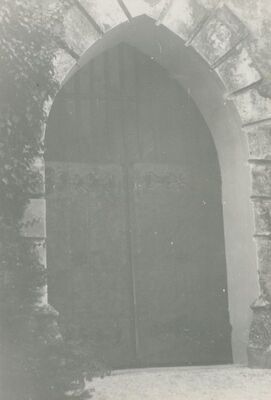 Trakošćan - dvorac, vrata ulaznog trijema na sjevernom pročelju