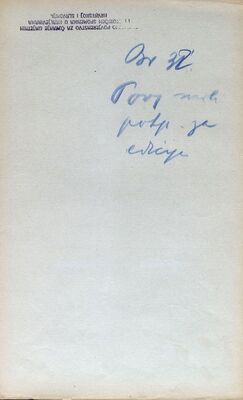 Zamolba za potporu edicije Spomenici kotara Krapina i Zlatar