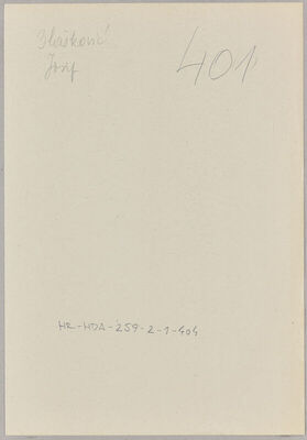 Blašković, Josip, 1895. Policijski karton