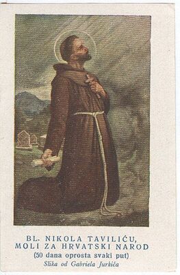 Sveti Nikola Tavelić prema slici Gabrijela Jurkića