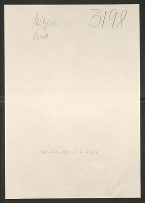 Miljević, Pero, 8.11.1912. Policijski karton