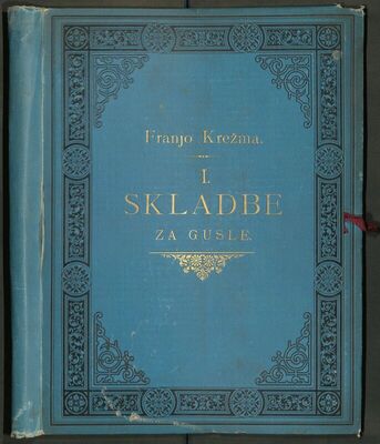Fond Franjo Krežma, muzikalije, skladbe za violinu i klavir