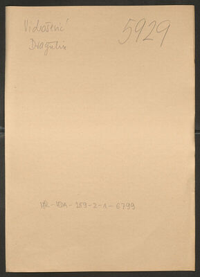 Vidošević, Dragutin, 28.3.1915. Policijski karton