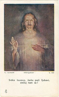 Uspomena na mladu misu mladomisnika isusovca Alojzija Hartlyja (1921. - 1990.)