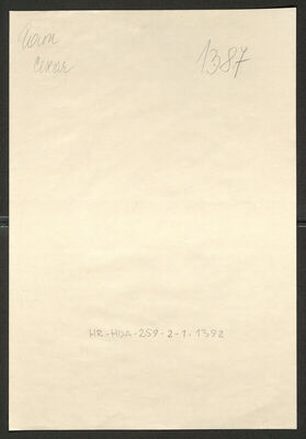 Gaon, Cezar, 25.3.1888. Policijski karton