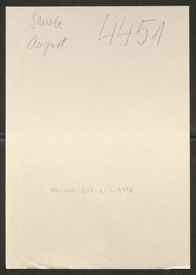 Smole, August, 3.3.1921. Policijski karton