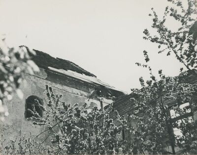 Ivanec - Stari grad, glavna kula, gornje pročelje