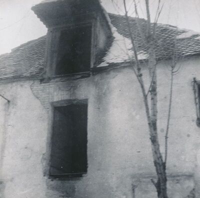 Karlovac - Francuski magazini, detalj zabata