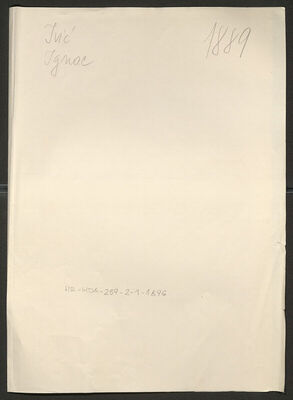 Ivić, Ignac, 10.7.1897. Policijski karton