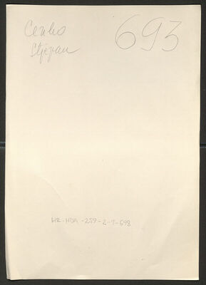 Cenko, Stjepan, 9.12.1919. Policijski karton