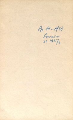 Proračun za 1935./36.