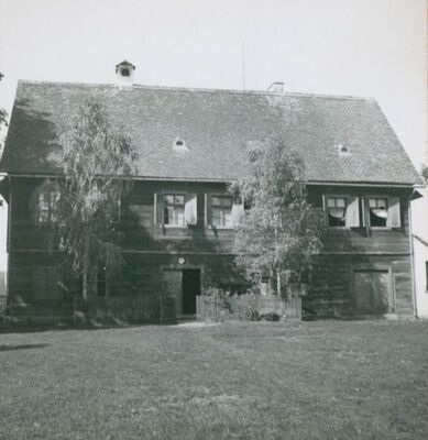 Staro Čiče - Stari župni dvor, južno pročelje