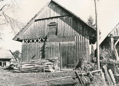 Zaluka Lipnička (Žakanje) - Gospodarska zgrada, ulazno pročelje