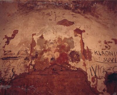 Lukavec - Stari grad Lukavec, freske u unutrašnjosti