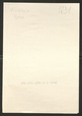 Fischbein, Vjera, 7.8.1927. Policijski karton