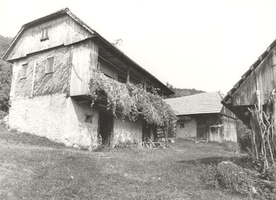 Cerovica - Tradicijska kuća, uže i dulje pročelje