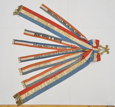 Zastavna vrpca sa zastave HPD „Frankopan“