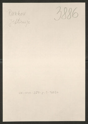 Rankov, Jeftimije, 14.2.1901. Policijski karton