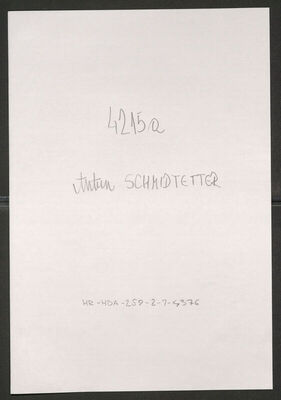 Schmidtetter, Antun, 1880. Policijski karton