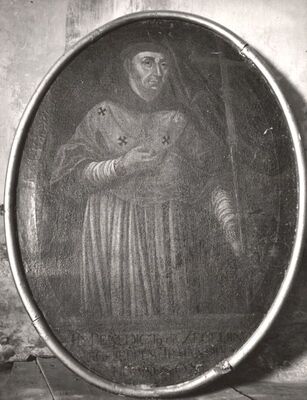 Kloštar Ivanić - Kompleks franjevačkog samostana, slika sv. Benedikt