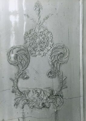 Gradec - Biskupski dvorac, detalj peći