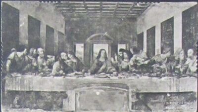 Posljednja večera prema fresci Leonarda da Vincija