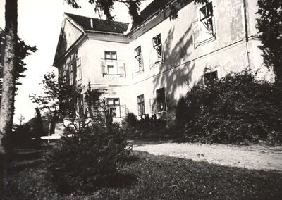 Gradec - Biskupski dvorac, glavno pročelje