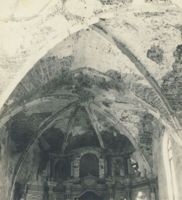 Gorjani Sutinski, Očura (Radoboj)- Kapela sv. Jakova, unutrašnjost, detalj